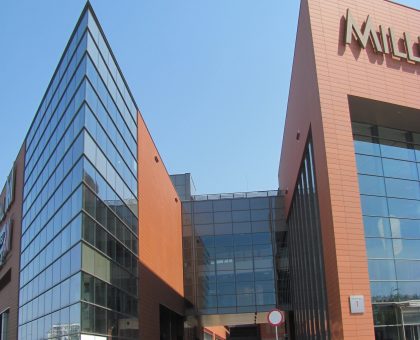 MILLENIUM HALL, RZESZÓW, Projet de la façade en aluminium - verre et en céramique