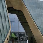 MUSÉE DE L’HISTOIRE DES JUIFS POLONAIS, VARSOVIE, Projet de la façade en aluminium-acier-verre et du parement en cuivre