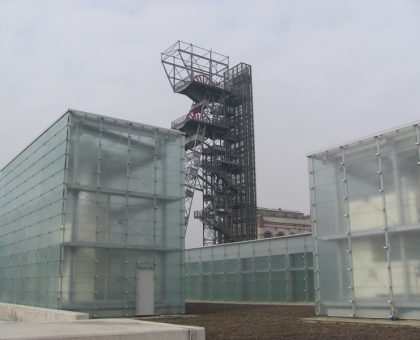 MUZEUM ŚLĄSKIE, Projet de la façade en aluminium-verre et de la façade vitrée ventilée
